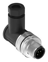 BANNER ENGINEERING BFW-M12M4A-6X. SENSOR CONN, M12, R/A, PLUG, 4POS, CABLE