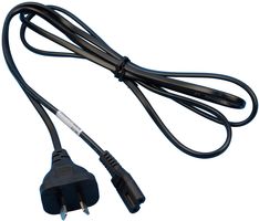 VOLEX 2155H 10 C3 POWER CORD, IEC60320-1, 1.8M, 7.5A BLACK