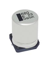 PANASONIC EEH-AZSE681UB CAP, 680UF, 25V, ALU ELEC, HYBRID, RAD