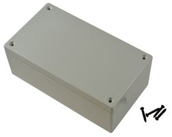 BUD INDUSTRIES CU-1874-G ENCLOSURE, BOX, PLASTIC, GRAY