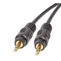 STELLAR LABS 24-12054 CABLE, 3.5MM STEREO PHONE PLUG, 25FT