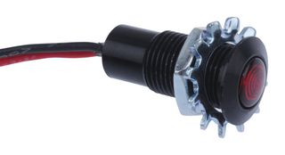 VCC / VISUAL COMMUNICATIONS COMPANY CNX 480 1 RTP 12 PANEL MOUNT INDICATOR, LED, 10.1MM, RED,
