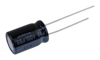 NICHICON UHE2A680MPD1TD ALUMINUM ELECTROLYTIC CAPACITOR, 68UF, 1