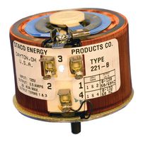 STACO ENERGY PRODUCTS 221-B Input Voltage:120V