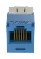 PANDUIT CJ688TGBU. RJ45 CONN, JACK, 8P8C, 1PORT, BLUE