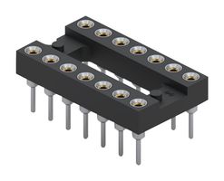 MILL-MAX 110-47-314-41-001000 DIP SOCKET, 14POS, 2.54MM, THROUGH HOLE