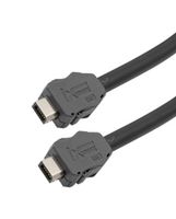 L-COM TRGIX602EC-BLK-5M ENET CORD, CAT6A, IX B PLUG-B PLUG/16.4