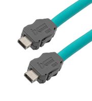 L-COM TRGIX602IN-TEL-2M ENET CORD, CAT6A, IX B PLUG-B PLUG, 6.6