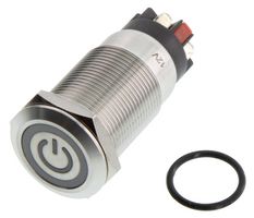 ARCOLECTRIC / BULGIN LIMITED MPI005OTELSRD12 ANTI VANDAL SW, SPDT, 5A, 24V/125V, RED