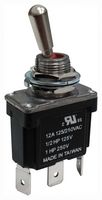 MULTICOMP PRO MP-T4-2B-E-TA1-01. TOGGLE SWITCH, SPDT, 12A, 250VAC, PANEL
