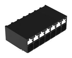 WAGO 2086-1227/300-000 TB, WIRE TO BRD, R/A, 7POS, 16AWG