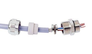 HARTING 19620005080 CABLE GLAND, M20, METAL, 9.5MM