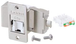 L-COM ECFRJTLC5ES-POE RJ45 CONNECTOR, JACK, 8P8C, 1PORT, CRIMP