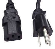 MULTICOMP PRO MC-172-DC PWR CORD, NEMA 5-15P-IEC 320 C13, 36"