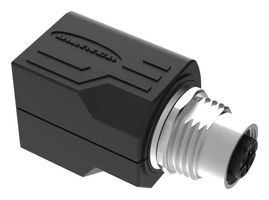 BANNER ENGINEERING BRD-M12DF-PT-RJ45 ADAPTOR, 4P M12 RCPT-8P RJ45 RCPT