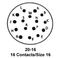 ITT CANNON KPSE00F20-16P