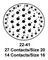 ITT CANNON KPT07F22-41P