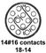 CINCH CONNECTIVITY SOLUTIONS BACC45FN18-14S8