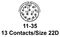 AMPHENOL AEROSPACE D38999/26WB35SA