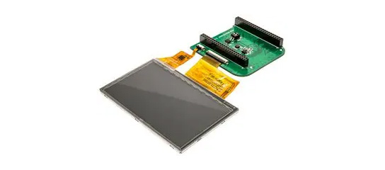 4.3” 터치스크린 디스플레이 Cape